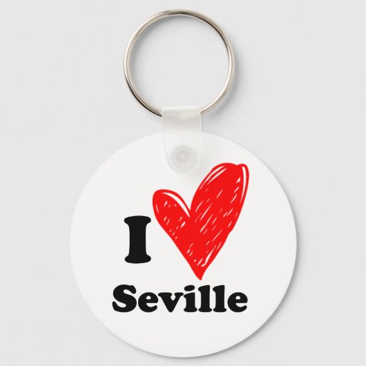 Porte-clés J'aime Séville (Recto)