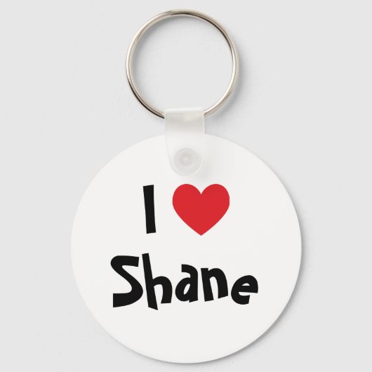 Porte-clés J'aime Shane (Recto)