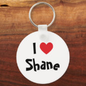 Porte-clés J'aime Shane (Recto)