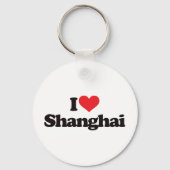 Porte-clés J'aime Shanghai (Recto)