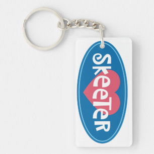 Porte-clés J'aime Skeeter