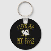Porte-clés J'Aime Son Boo Bees Couples Halloween Costum Adult (Recto)