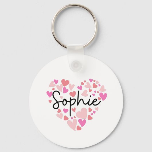 Porte-clés J'aime Sophie (Recto)