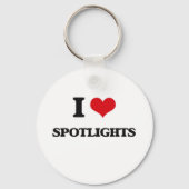 Porte-clés J'aime Spotlights (Recto)