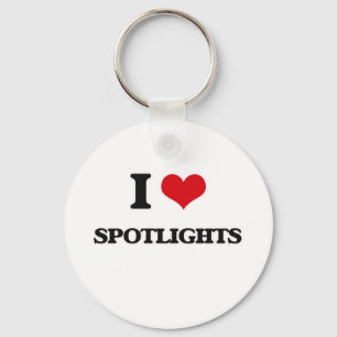 Porte-clés J'aime Spotlights