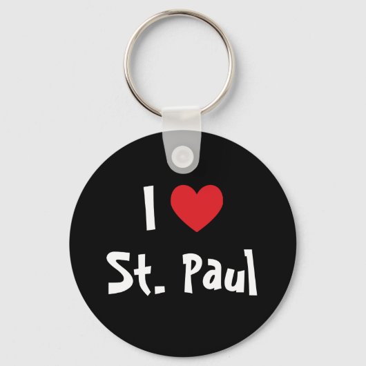 Porte-clés J'aime St. Paul (Recto)
