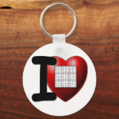 Porte-clés J'aime Sudoku (Recto)