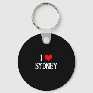 Porte-clés J'aime Sydney J'ai le cœur Sydney Australie Oz Voy