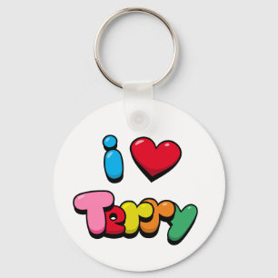 Porte-clés J'aime Terry
