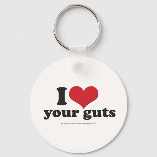 Porte-clés J'aime tes tripes (Recto)