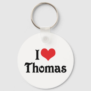 Porte-clés J'aime Thomas