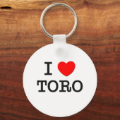 Porte-clés J'aime Toro (Recto)
