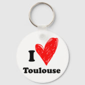 Porte-clés J'aime Toulouse (Recto)