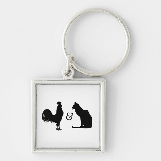 Porte-clés J'aime tous les deux (Devant)