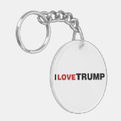 Porte-clés J'aime Trump (Devant gauche)