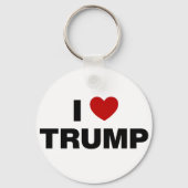 Porte-clés J'aime Trump (Recto)