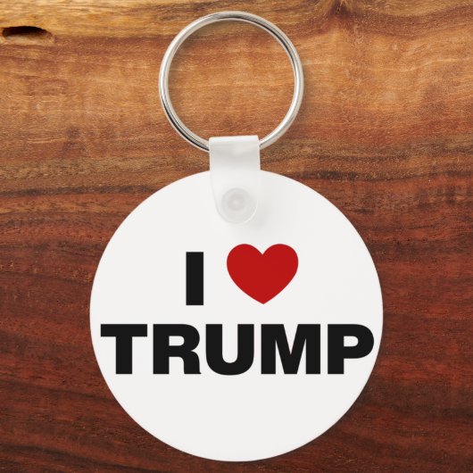 Porte-clés J'aime Trump (Verso)