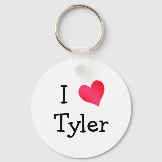 Porte-clés J'aime Tyler (Recto)