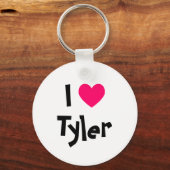 Porte-clés J'aime Tyler (Recto)
