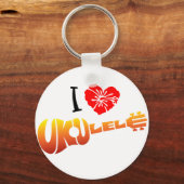 Porte-clés J'aime Ukulele (Recto)