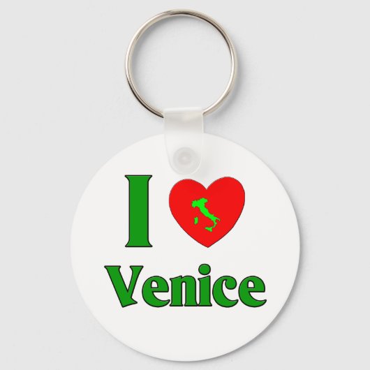 Porte-clés J'aime Venise (Recto)