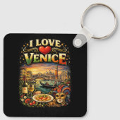 Porte-clés J'aime Venise (Dos)