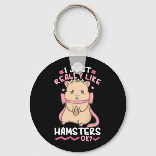 Porte-clés J'Aime Vraiment Les Hamsters