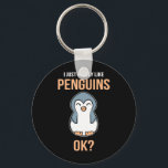 Porte-clés J'Aime Vraiment Penguin<br><div class="desc">J'Aime Vraiment Penguin</div>