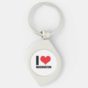 Porte-clés J'aime Washington