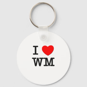 Porte-clés J'aime Wm