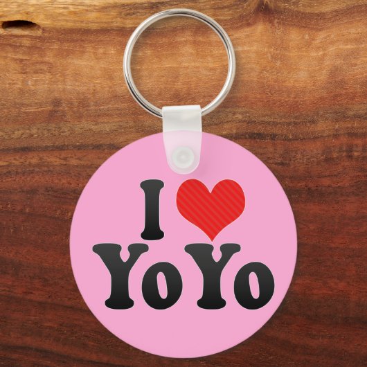 Porte-clés J'aime YoYo (Recto)