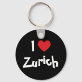 Porte-clés J'aime Zurich (Recto)