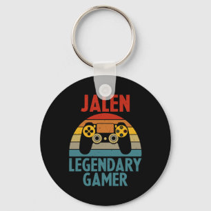 Porte-clés Jalen Cadeau Nom Personnalisé Drôle Gaming Geek Bi