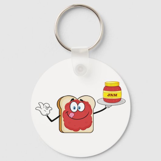 Porte-clés Jam Sur Toast (Recto)