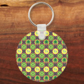 Porte-clés Jamahiri ® Libye | Motif africain (Verso)