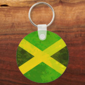 Porte-clés jamaica flag - reggaots roots (Recto)