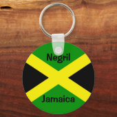 Porte-clés JamaicaFlag, Negril, Jamaïque (Recto)