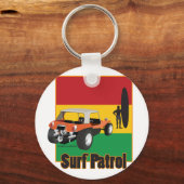 Porte-clés Jamaïcain Rasta Surfpatrouille Buggy (Recto)