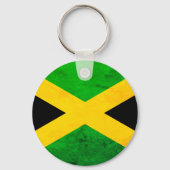 Porte-clés Jamaican Flag Weathered Effect One Love (Recto)