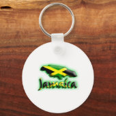 Porte-clés Jamaïque avec titre de drapeau (Recto)