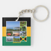 Porte-clés Jamaïque - Collage photo (Dos)