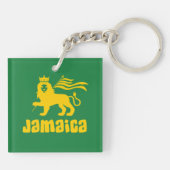 Porte-clés Jamaïque Rasta Lion (Dos)