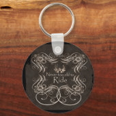 Porte-clés Jamais trop vieux pour monter (Recto)