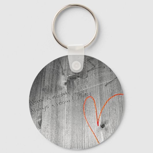 Porte-clés Jamais une erreur (Recto)