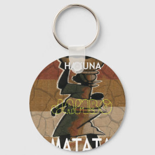 Porte-clés Jambo Habari Hakuna Matata.