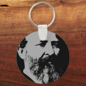 Porte-clés James A. Garfield silhouette (Recto)