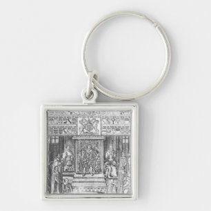 Porte-clés James I de l'Angleterre à la cour