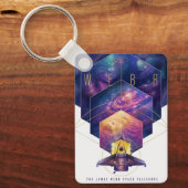 Porte-clés James Webb télescope spatial Illustration Art (Recto)