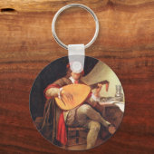 Porte-clés Jan Steen. Autoportrait jouant du luth (Recto)