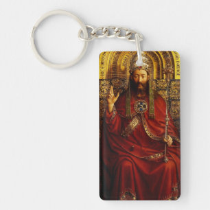 Porte-clés Jan van Eyck Dieu le Père sur un Trône Beaux-Arts